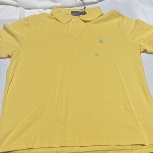 Polo by Ralph Lauren Men's Yellow Polo Shirt